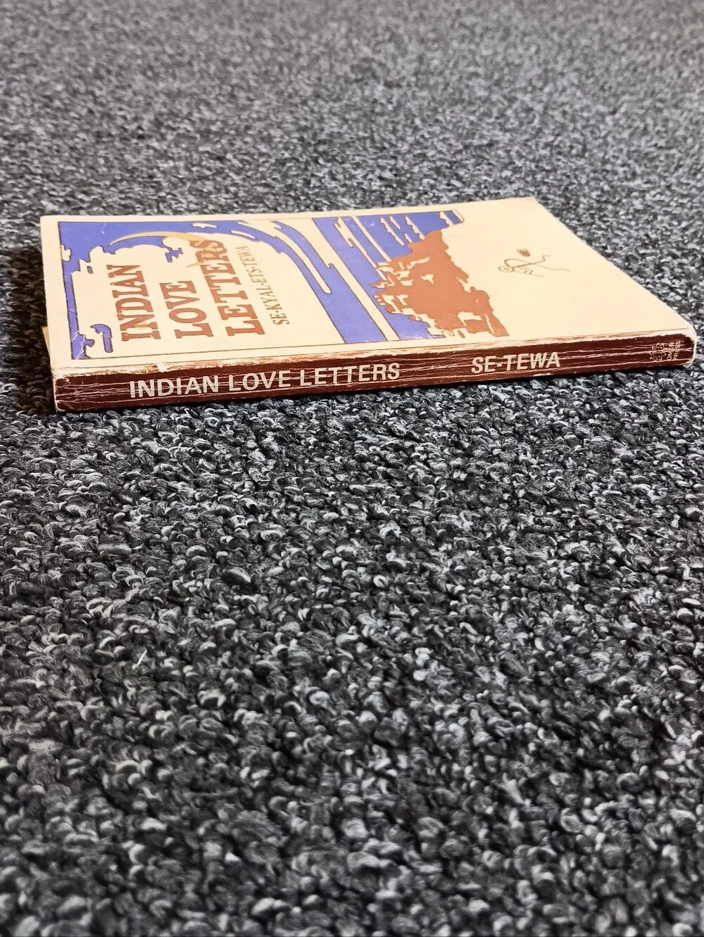 1972 Indian Love Letters Paperback Book, Hopi Native American Romance Novel VTG